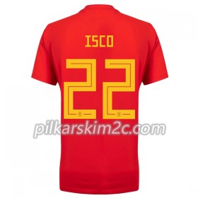 Koszulka Hiszpania Isco 22 Główna Mistrzostwa Świata 2018 - Koszulki Piłkarskie